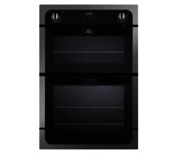 NEW WORLD NW901DOP Electric Double Oven - Black & Stainless Steel